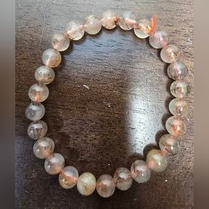 Rutilated Quartz Crystal Bracelet